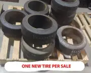 1 NEW 18x7x12 1/8 Press On Tire Forklift Tires