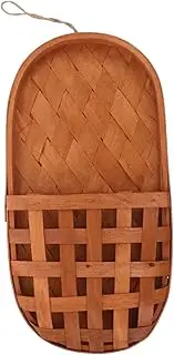 VICASKY Rustic Wall Hanging Baskets Kitchen Decor Vintage Planter Wall-Mounted Planters Woven Baskets for Home