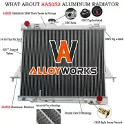 ALUMINUM RADIATOR FOR 03-12 HOLDEN RODEO RA 3.5L 3.0TD RC/ISUZU DMAX 3.0L DIESEL (for: Isuzu)