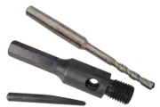 Hexagonal shank for diamond core drill bits with M18 thread