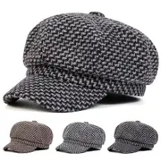 Thousand Bird Grid Newsboy Hat Unisex Spring / Autumn Beret Cap