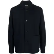 [Zegna] Zegna Alpe Chore Button-up Shirt Jacket 48 IT BLUE