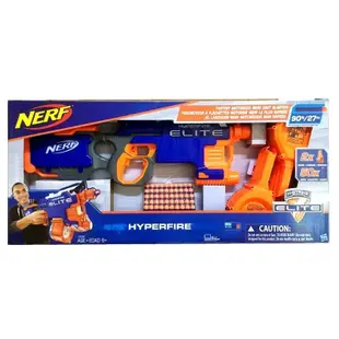 絕版逸品💖全新橙機拆售 NERF HYPERFIRE 菁英強速連發機關槍 25 彈鼓