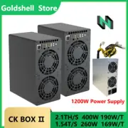 Original Goldshell New CK BOX II Miners 2PCS Nervos Network Miner with 1200W PSU