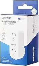 Jackson Surge Protected Double Adaptor