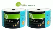 100 HP 52X CD-R CDR ECO Logo Top Blank 700MB Recordable Discs 2x50pk Spindle