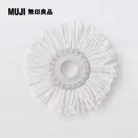 在飛比找PChome24h購物優惠-濕拖拖把替換布約直徑36cm【MUJI 無印良品】