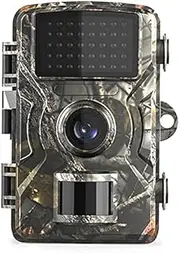 12Mp 1080P Wildlife Hunting Trail and Game Camera Motion Activated Security Camera Ip66 Infrared Night Vision Hunting Scouting Camera Camouflage Camouflage