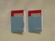 Miu Miu 'Miu Miu' EDP Perfume Spray Set of 2 Sample Bottles NEW