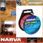 Narva 25 Amp 5mm Dia Red colour Single Core Cable - 3 Meter Length