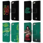 OFFICIAL WWE JAKE THE SNAKE ROBERTS LEATHER BOOK CASE FOR APPLE iPOD TOUCH MP3