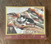 NEW Pastime 1000 Pc Jigsaw Puzzle WALTER ZEKE Cats w/ Special Whimsy Pieces 2012
