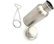 Stainless Steel Camping Bottle with Pothook Boiling Water Cup Lid Flasks Heat-Resistant Kettle Outdoor Survival Hunting 750ml