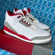 Nike Air Jordan 3 Retro Cardinal Red New Men's 12