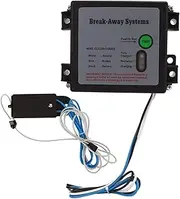 12V Trailer Breakaway Kit, Universal Safety Control System with LED Test Light for Trailer Brake Protection