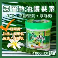 在飛比找蝦皮購物優惠-現貨【無患子深層熱油護髮素】天然草本植物成份 滋潤保濕 柔順