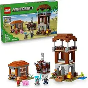 LEGO® Minecraft® The Pillager Outpost and Ravager 21278 Village Fortress Building Toy for Kids, Popular Posable Figures, Creative Gaming Decor, Toys for Gamers, Imaginative Play for Boys and Girls