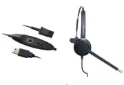 NEW Addasound CRYSTAL2821 Hi-End Wired Monaural Headset w/ Quick Disconnect Cabl