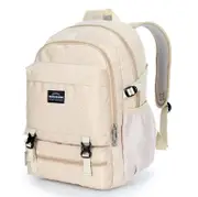Swiss Waterproof 15.6" Laptop Backpack School Backpack Travel Shoulder Bag SN99672 Beige