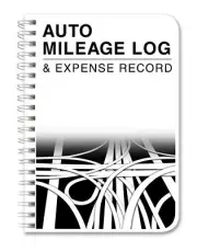 BookFactory Mileage Log Book/Auto Mileage Expense Record Notebook for Taxes -...