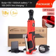 Hormy 3/8 Inch Cordless Electric Wrench 9.5Mm Right Angle Ratchet Wrenches 65N.M