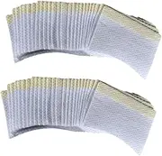 MOTHNUR Lash Extension Eye Pads 40pcs Silicone Eyelash Removal Pads Lash Perm Gaskets