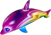 Mivpzisk Dolphin Pool Party Decor - Large Cartoon Party Decor - Colorful Pool...