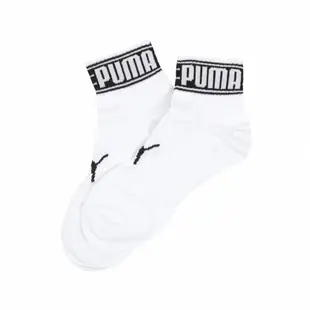 Puma 襪子 Fashion 男女款 白 短襪 單雙入 休閒襪 運動襪【ACS】 BB145702