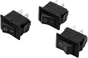 GUMMMY 15x10mm Mini Rocker Switch 3A 250V 2 pins on -Off Mini Power Rocker switches