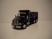 FIRST GEAR 1/50 BLACK KENWORTH T880 DUMP TRUCK SAME SCALE AS DIECAST MASTERS