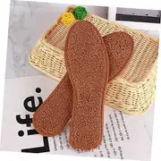 5 Pairs brown Slippers Sole Insoles Cozy Slippers for Men Insoles Flat Inner Sole40/250