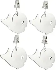 Classic Pattern Tablecloth Weights Set of 4 Stainless Steel Tablecloth Pendant Clips