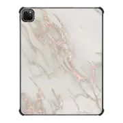 iPad Pro 12.9-inch (5th/6th gen) iPad Impact Case Rose Gold Marble 2 iPad Case by Nature Magick