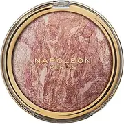 Napoleon Perdis Blush Patrol | Baked Blush with Golden Shimmer | Radiant, Buildable, Hydrating Glow | Vitamin E & Jojoba Oil | (8g) Rose Gold