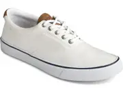 Sperry Men's Striper II CVO SW Sneaker - White -Canvas Cotton - Size 10