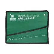 Wrench Organizer 8 Pockets 14.6" x 11.8" Canvas Roll Up Pouch Tool Bag Holder