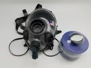 MESTEL SGE 400/3 Gas Mask BB Respirator With Drinking Tube Speech and Filter M/L