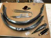 Schwinn B-6 Autocycle 26" Bicycle Fender Set 1949 - 1954 With Light Assembly ++