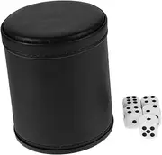 HONMEET Dice Cup Standard Game Dice Stylish Cylindrical Design for Bar Games Family Gatherings Parties