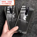 JRYY🌸🌸索尼XPERIA1手機殼簡約商務仿皮紋元素J8110玻璃鏡面SONY索尼1保護🍀好物推薦🍀