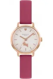 Radley Ladies Love Dark Rose Leather Strap 27mm Watch RY21514