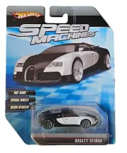 Hot Wheels 2009 SPEED MACHINES Bugatti Veyron Die-Cast MOC!! CASE FRESH