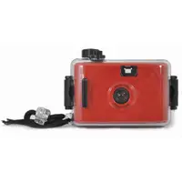 在飛比找蝦皮購物優惠-紅色韓版防水傻瓜相機 AQUA PIX多次性水陸兩用 28m