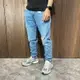 美國百分百【全新真品】Levi's 牛仔褲 直筒 休閒 男款 512 破洞褲 Slim taper 刷白 深藍 CJ92