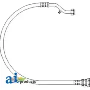 1533575C1 Suction Hose to Compressor End Fits Case IH 5130 5140 5230 5240 5250