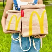 Maccas Paperbag Style Cool Messenger Bag Backpack