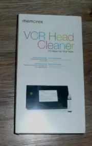 Vintage Sealed Memorex VCR Head Cleaner
