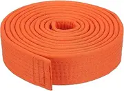 [uxcell] Taekwondo Colored Ranking Belt 1.6" x9.8Ft 3 m, Polyester Martial Arts Judo Karate Belt for Coach Teaching Practice, Orange