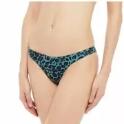 Zimmermann Teal Leopard Bikini Bottom NWT Size 1 / US 4-6 Small