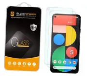 (2 Pack) Designed for Google Pixel 5 Tempered Glass Screen Protector, 0.33mm,